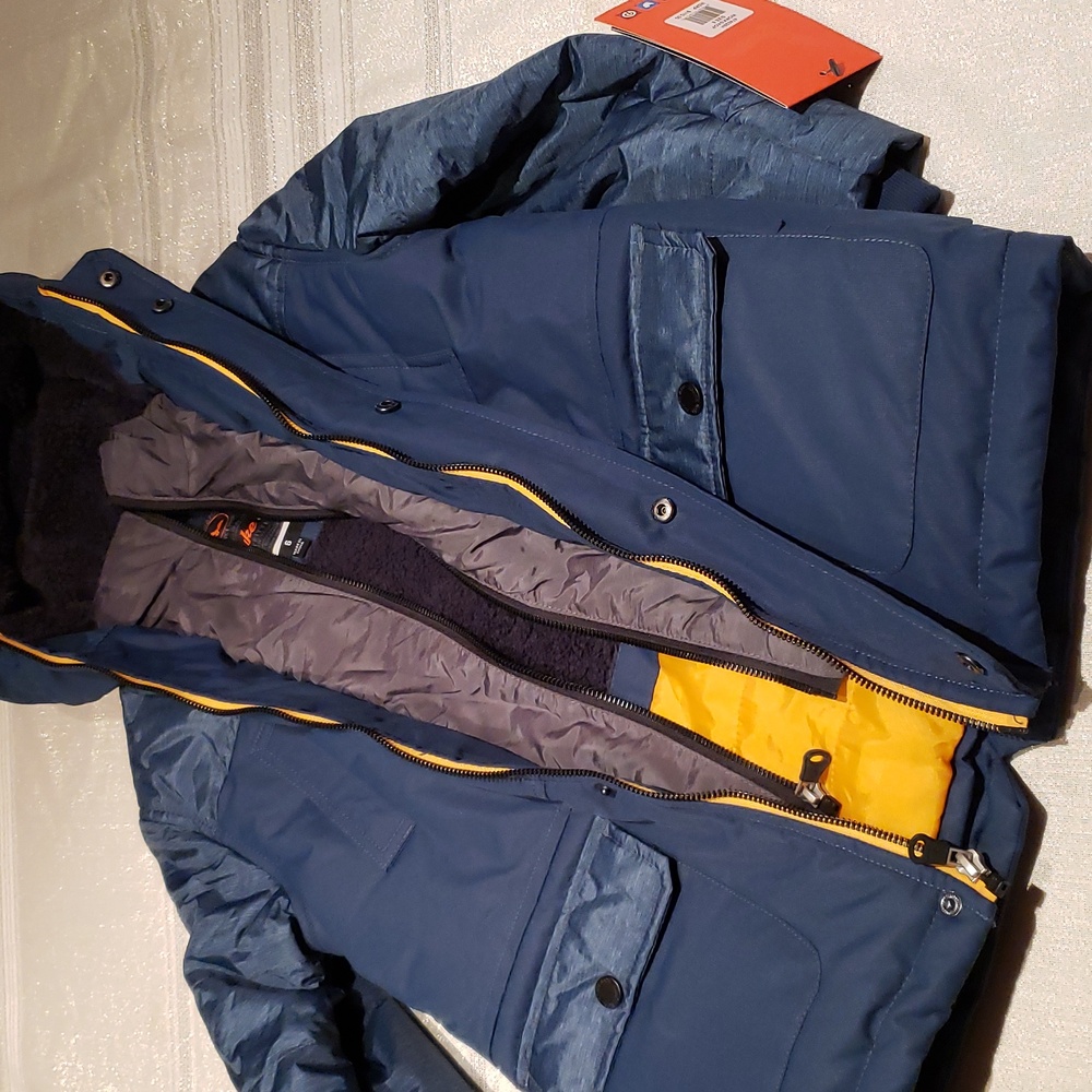 Hawke & Co. NEW Jacket Kids Reggie Hooded Tonal Vestee Parka (Little Boys) - Picture 13 of 17